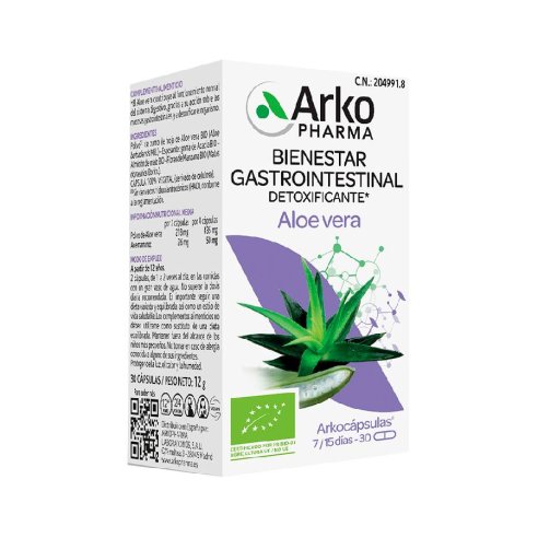 ARKOCAPSULAS ALOE VERA BIO  30 CAPSULAS