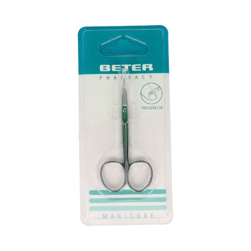 TIJERA MANICURA BETER PIELES CURVA 9,2 CM(CUTICULAS)