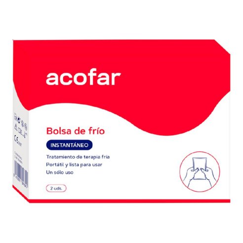 ACOFARS BOLSA DE FRIO INSTANTANEO  2 UNIDADES