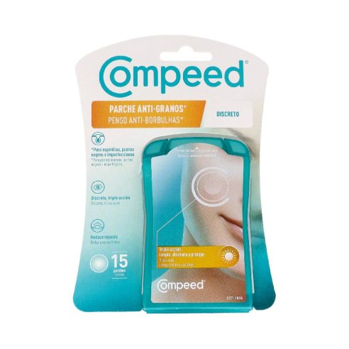 COMPEED PARCHE ANTI-GRANOS DISCRETO TRIPLE ACCION  15 UNIDAD