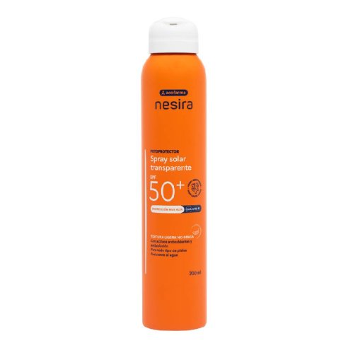 ACOFARMA NESIRA SPF 50 SPRAY SOLAR TRANSPARENTE  1 ENVASE 2