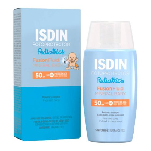 ISDIN FOTOPROTECTOR PEDIATRICS FUSION FLUID MINERAL BABY SPF