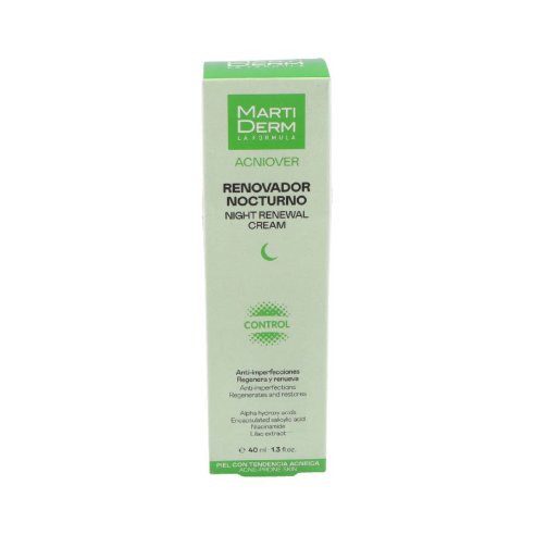 MARTIDERM ACNIOVER RENOVADOR NOCTURNO  1 ENVASE 40 ML