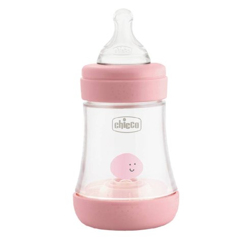 BIBERON SILIC. CHICCO PERFECT5 0M F LENTO 150 ML ROSA