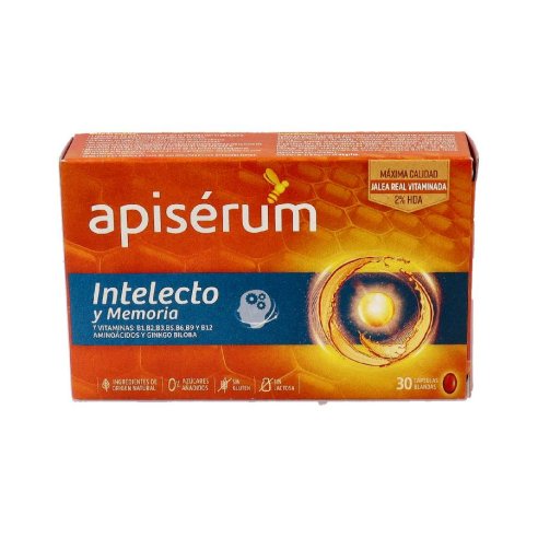 APISERUM INTELECTO  30 CAPSULAS
