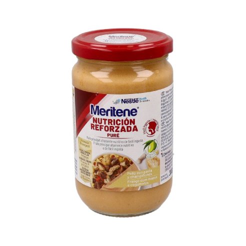 MERITENE PURE  1 FRASCO 300 G SABOR POLLO PASTA Y CHAMPIÑONE