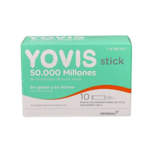 YOVIS  10 STICK BUCODISPERSABLES