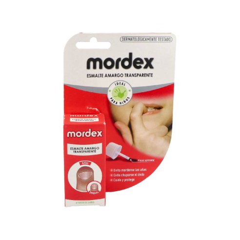 MORDEX ESMALTE AMARGO TRANSPARENTE  1 ENVASE 9 ML CON PINCEL