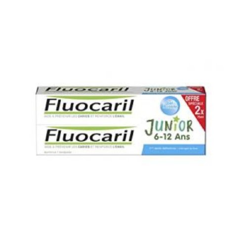FLUOCARIL JUNIOR  2 ENVASES 75 ML BUBBLE