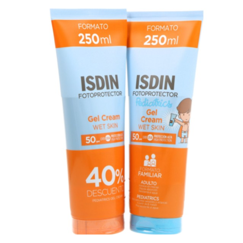 ISDIN DUPLO GEL-CREMA PEDIATRICOADULTO 2X250ML