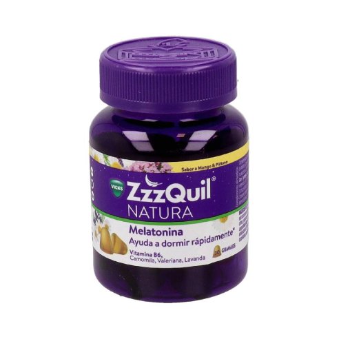 ZZZQUIL 30 GUMMIES SABOR MANGO Y PLATANO