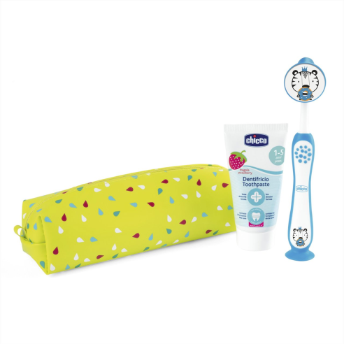 CHICCO SET CEPILLO TIGRE DENTIFRICO