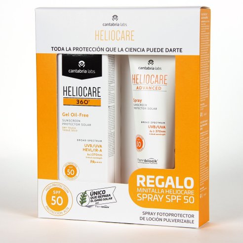 HELIOCARE PACK GEL OIL FREE  SPRAY 50