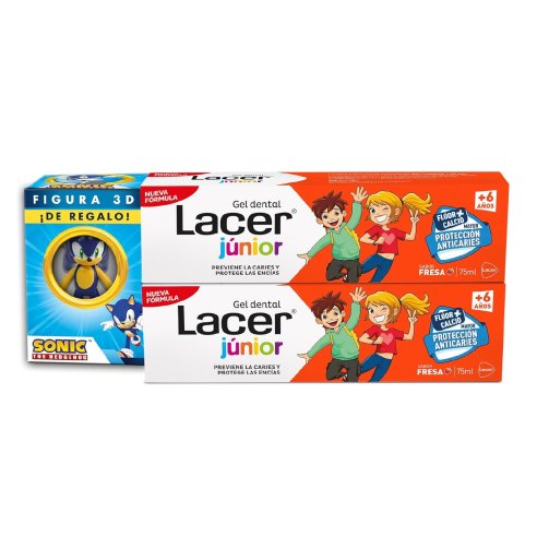 LACER JUNIOR GEL DENTAL DUPLO