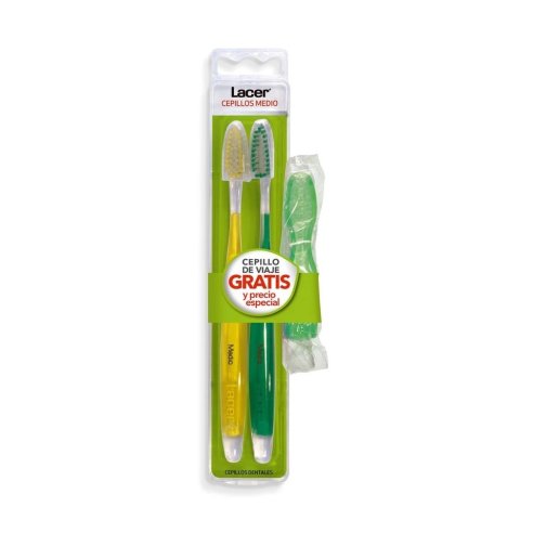 CEPILLO DENTAL ADULTO LACER MEDIO DUPLO