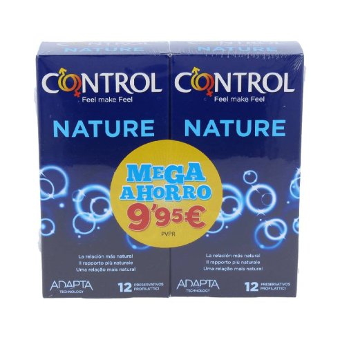 CONTROL NATURE PRESERVATIVOS 24 PRESERVATIVOS PACK MEGAPRECI