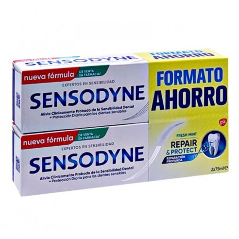 SENSODYNE DUPLO REPARA Y PROTEGE FRESH MINT