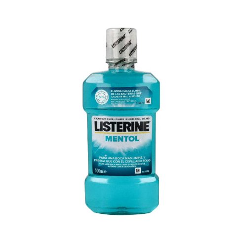 LISTERINE  1 BOTELLA 500 ML SABOR MENTOL