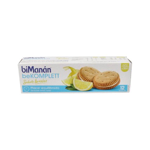 BIMANAN BEKOMPLETT GALLETAS SNACK  8 UNIDADES SABOR LIMON