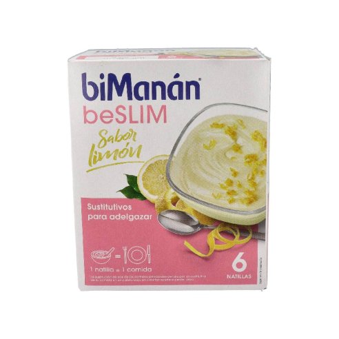 BIMANAN BESLIM SUSTITUTIVO NATILLA  6 SOBRES 50 G LIMON