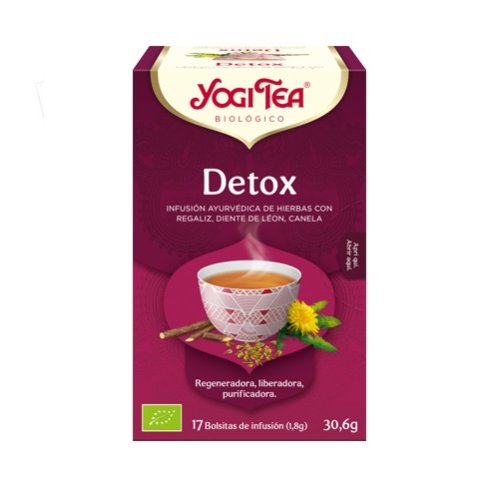 YOGITEA INFUSION DETOX 17 BOLSITAS 30.6GR