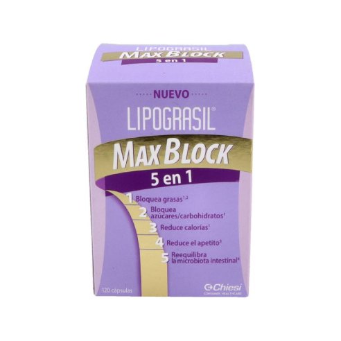 LIPOGRASIL MAXBLOCK 5 EN 1 120 CAPS
