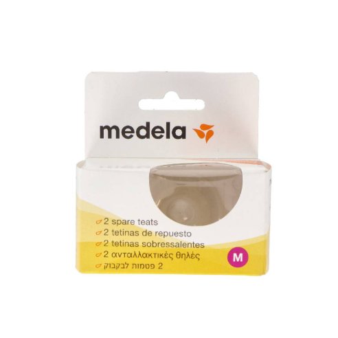 MEDELA TETINA FLUJO MEDIO  TALLA M 2 UNIDADES