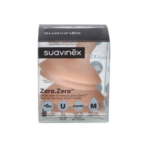 TETINA SILICONA ANTICOLICO FLUJO M SUAVINEX 3 MESES