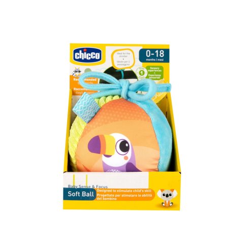 CHICCO PELOTA TEXTIL 0-18 M SOFT BALL
