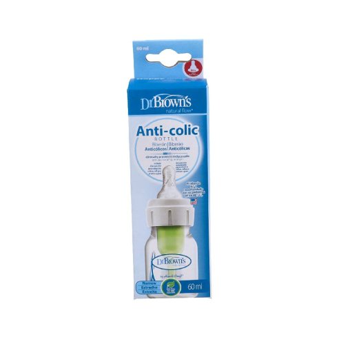 BIBERON ESTRECHO DR BROWN´S NATURAL FLOW 0M 60 ML