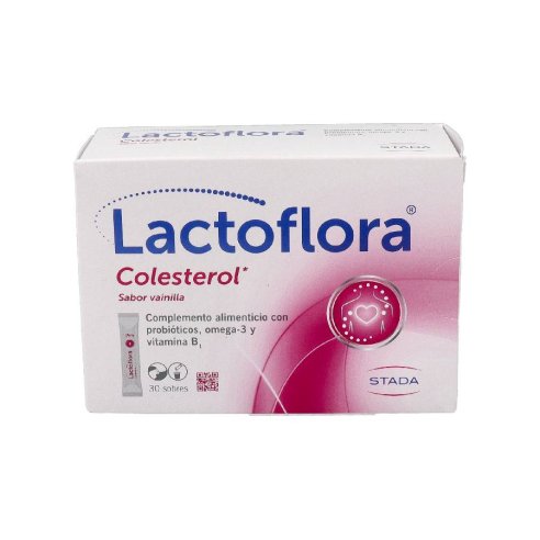 LACTOFLORA COLESTEROL  30 SOBRES(1/DIA)3AÑOS