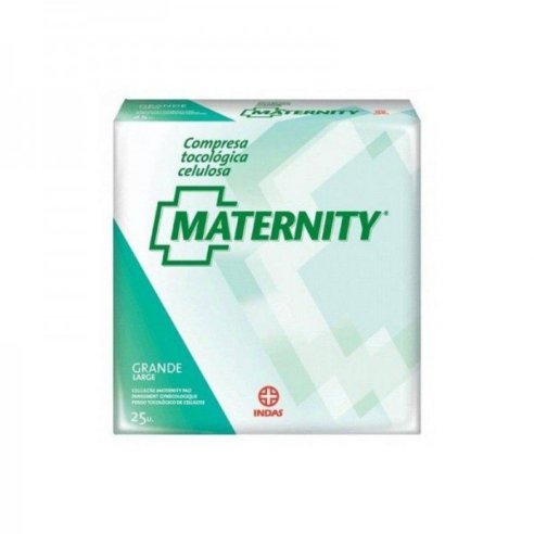 MATERNITY COMPRESAS TOCOLOGICA CELULOSA 25 U.